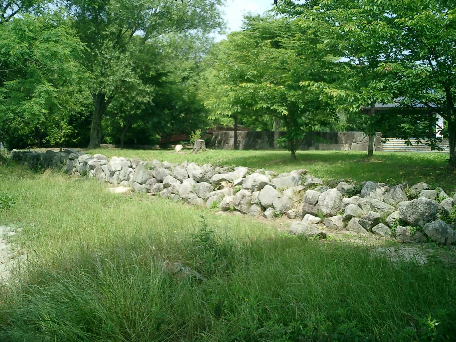 坂本城の石垣